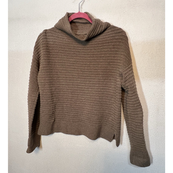 Madewell Size XXS Sweater Brown Mock Neck Soft - Picture 4 of 12